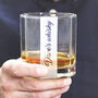 Personalised Panelled Tumbler Glass, thumbnail 2 of 4
