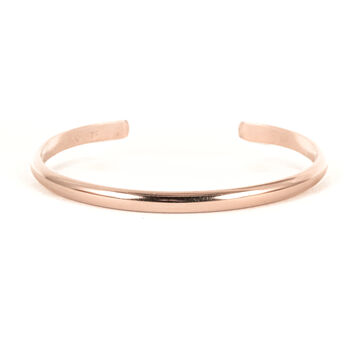 Wide Matte Cuff In Rose Gold Filled, 9 of 11
