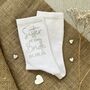 Personalised Sister Of Bride/Groom Wedding Socks, thumbnail 1 of 4