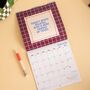 2027 Compact Wall Calendar | Perimenopausal Thoughts, thumbnail 3 of 7