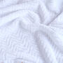 Personlised White Blanket And Comforter Gift Set, thumbnail 5 of 6