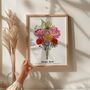 Personalised Birth Flower Grandma's Bunch Print, thumbnail 5 of 11