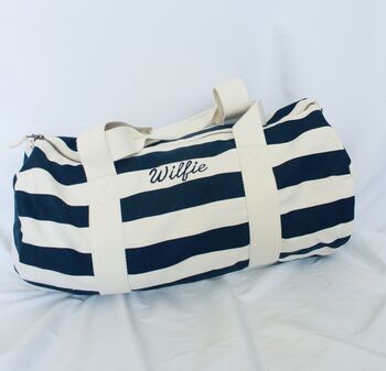 Personalised Weekend Barrel Bag, 2 of 9