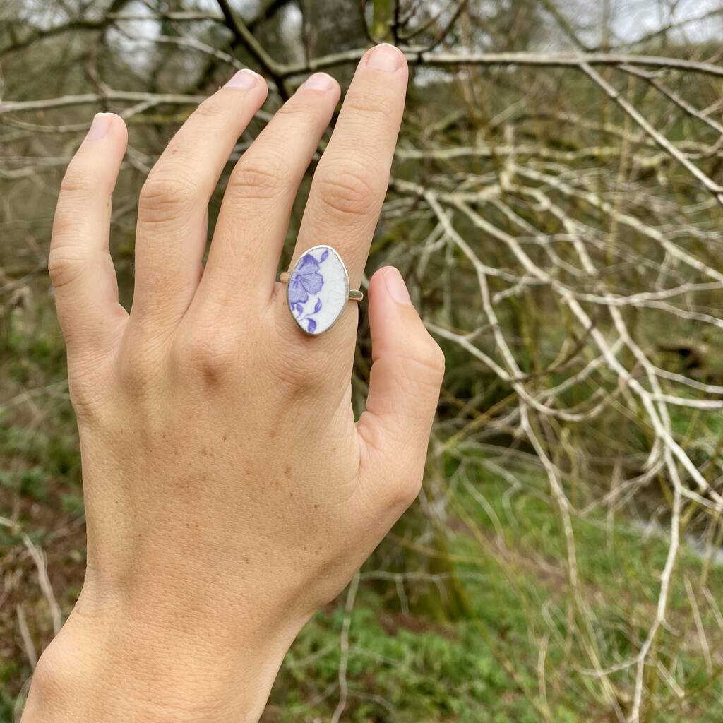 Ceramic Ring By Bahari Blu