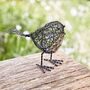 Set Of Two Wire Robin Decorative Ornament, thumbnail 3 of 7