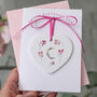 Personalised Birthday Birth Flower Keepsake Card, thumbnail 2 of 4