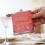 Personalised Floral Folklore Hip Flask, thumbnail 4 of 7