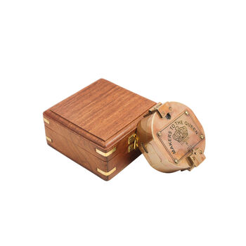 Brunton Compass With Wooden Box, 2 of 5