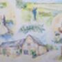 Personalised Wedding Venue Watercolour Painting. Original Watercolour Wedding Portrait. Wedding Illustration Sketch. Not A Print, thumbnail 9 of 12