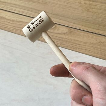 Personalised Mini Wooden Crab Mallets, 3 of 5