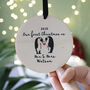 Mr And Mrs Penguin Christmas Tree Decoration, thumbnail 3 of 5