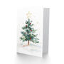 Decorated Tree Large Star Xmas Christmas Card, thumbnail 2 of 4