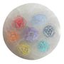 Chakra Selenite Charging Plate | 8cm, thumbnail 1 of 2