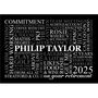 Personalised Retirement Word Art, thumbnail 10 of 12