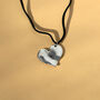 Molten Heart Cord Necklace, thumbnail 2 of 3