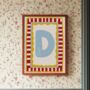 Custom Initial And Name | Wall Print, thumbnail 2 of 3