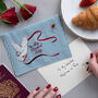 Valentine's Personalised Embroidered Keepsake Envelope, thumbnail 5 of 8