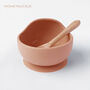 Silicone Suction Scoop Bowl And Spoon Set, thumbnail 6 of 8