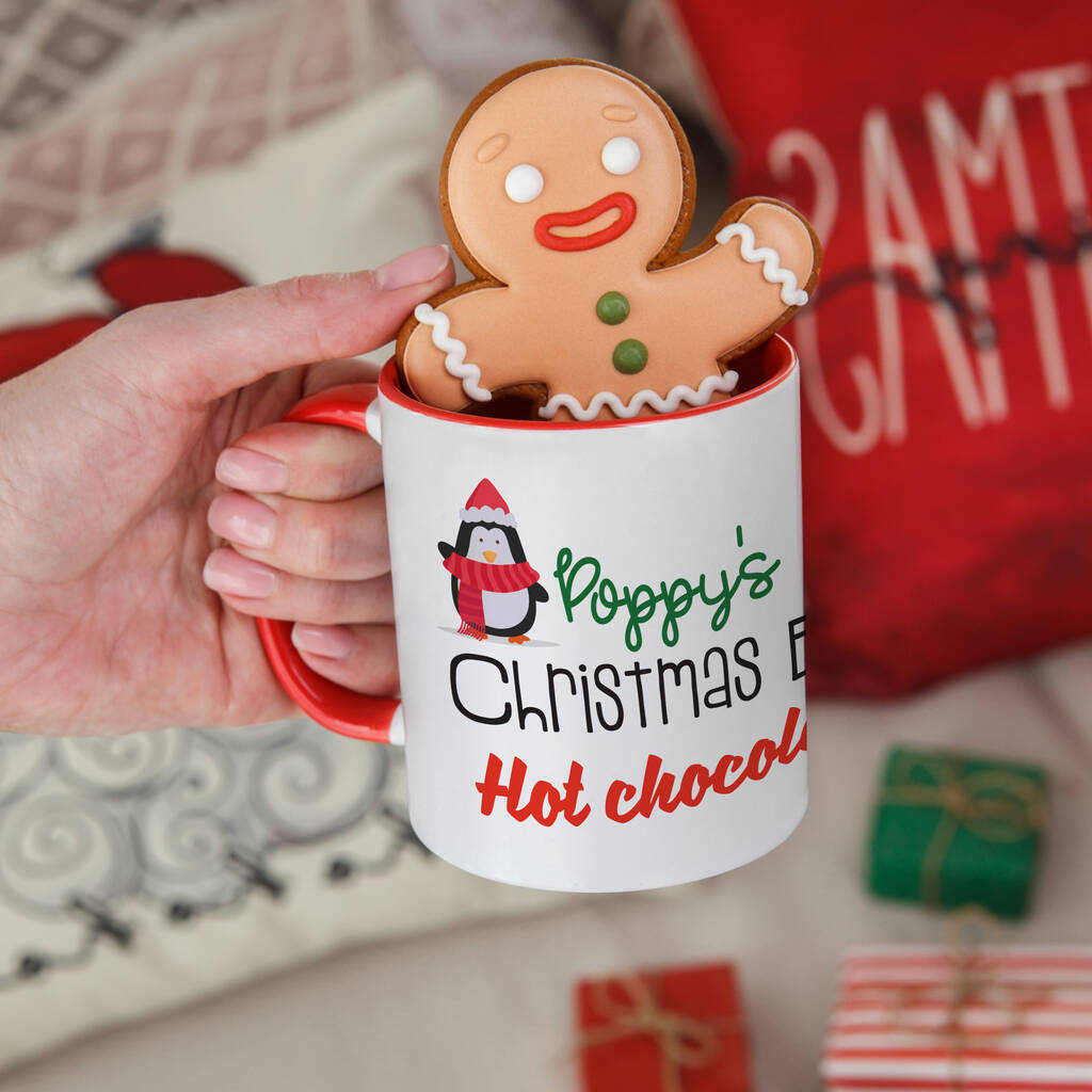 Heavy hot Lead Crystal Christmas HOT Chocolate Mugs