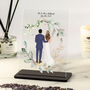 Personalised Wedding Couple Acrylic Plaque Gift, thumbnail 1 of 10