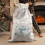 Personalised Polar Bear Christmas Sack, thumbnail 3 of 4