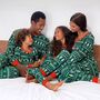 Christmas Pyjamas Family Matching Green, thumbnail 1 of 11