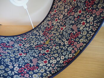 Navy Lampshade With Ditsy Floral Print, 6 of 8