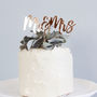 Mr And Mrs Wedding Cake Topper, thumbnail 2 of 3