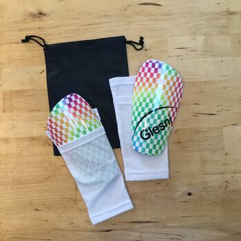 Personalised Shin Pads Kids Football Soccer Gift One, 11 of 12