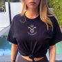 Taurus Embroidered Organic Cotton Tshirt, thumbnail 1 of 4