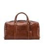 Small Luxury Leather Holdall. 'The Flero Small', thumbnail 2 of 12