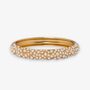 Shinju 18 K Gold Plated Chunky Pearl Bangle, thumbnail 2 of 3