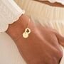 Sterling Silver Personalised Secret Message Heart Birthstone Bracelet, thumbnail 1 of 12