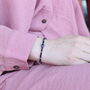 Adjustable Black Beads Evil Eye Bracelet For New Borns And Adults, thumbnail 2 of 6
