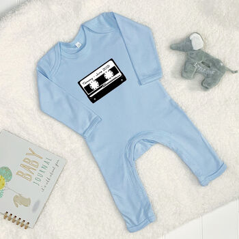 Mixtape Personalised Baby Rompersuit, 2 of 5