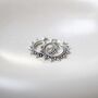 Sterling Silver Karim Hoops, thumbnail 8 of 9