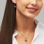 Rose Gold Vermeil Pearl Necklace And Earring Set, thumbnail 3 of 10