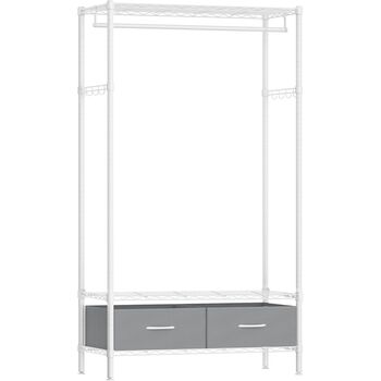 Heavy Duty Garment Rack With Drawers And Hanging Rail, 8 of 8