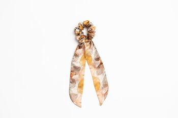 100% Silk Scarf Scrunchie Organic, 3 of 3