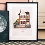 Personalised Portrait House Print, thumbnail 1 of 8