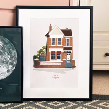Personalised Portrait House Print, 2 of 9