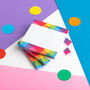 Rainbow Checks Sticky Notes Pad, thumbnail 4 of 7
