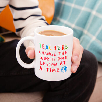 Teachers Change The World One Lesson At A Time Mug, 2 of 7