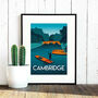 Cambridge River Cam Art Print, thumbnail 3 of 4