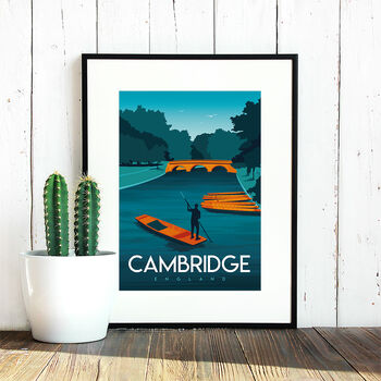 Cambridge River Cam Art Print, 3 of 4
