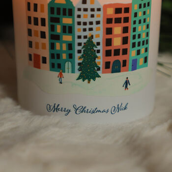 Personalised Town Scented Natural Wax Candle, 3 of 7