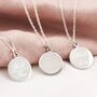 Mind Over Matter Sterling Silver Engraved Necklace, thumbnail 1 of 12
