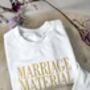 Marriage Material Embroidered Sweatshirt, thumbnail 2 of 3