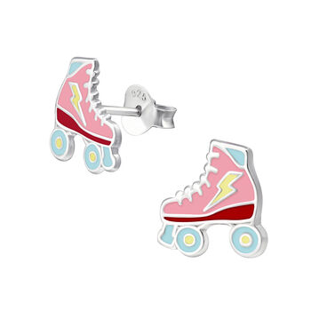 Roller Skate Sterling Silver Earrings, 6 of 6