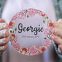 Personalised Birth Flower Coaster, January, Carnation, thumbnail 1 of 2